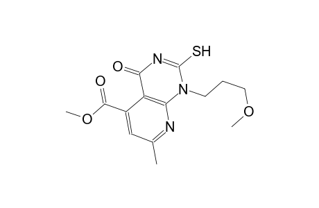 pyrido[2,3-d]pyrimidine-5-carboxylic acid, 1,4-dihydro-2-mercapto-1-(3-methoxypropyl)-7-methyl-4-oxo-, methyl ester