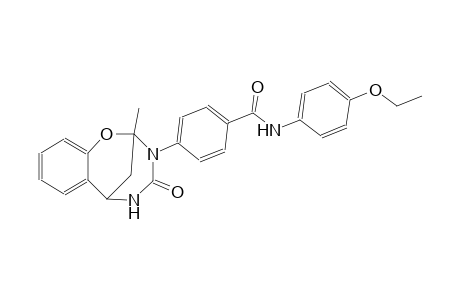 N-(4-ethoxyphenyl)-4-{9-methyl-11-oxo-8-oxa-10,12-diazatricyclo[7.3.1.0²,⁷]trideca-2,4,6-trien-10-yl}benzamide