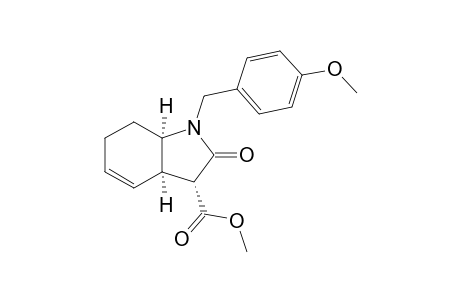 (3R,3aR,7aR)-1-[(4-methoxyphenyl)methyl]-2-oxo-3a,6,7,7a-tetrahydro-3H-indole-3-carboxylic acid methyl ester