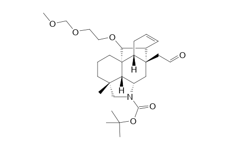 5-Methyl-7-(t-butyloxycarbonyl)-10-(formylmethyl)-15-(2-methoxymethoxyethyl)-7-azapentacyclo[9.5.1.0(1,17).1(5,8).0(11,15)]heptadec-12-ene isomer
