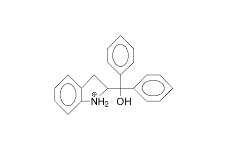 (S)-A,A-Diphenyl-(indolin-2-yl)-methanol cation