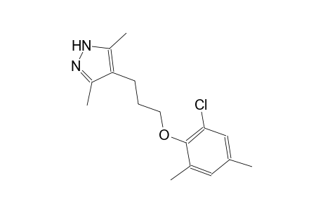 4-[3-(2-chloro-4,6-dimethylphenoxy)propyl]-3,5-dimethyl-1H-pyrazole
