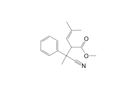 3-Methoxycarbonyl-2,5dimethyl-2-phenyl-hex-4-ene nitrile