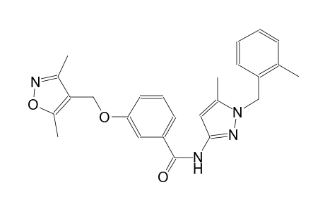 benzamide, 3-[(3,5-dimethyl-4-isoxazolyl)methoxy]-N-[5-methyl-1-[(2-methylphenyl)methyl]-1H-pyrazol-3-yl]-