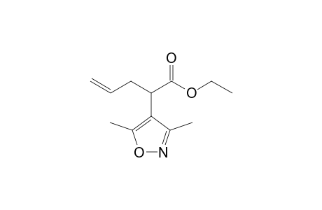 Ethyl 2-(3',5'-dimethyl-4'-isoxazolyl)-4-pentenoate