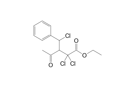 Ethyl 2,2-dichloro-3-[chloro(phenyl)methyl]-4-oxopentanoate