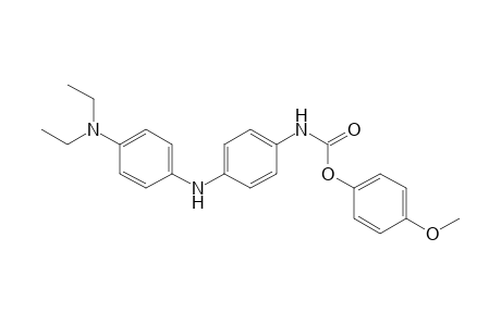 Carbamic acid, N-[4-[[4-(diethylamino)phenyl]amino]phenyl]-, 4-methoxyphenyl ester
