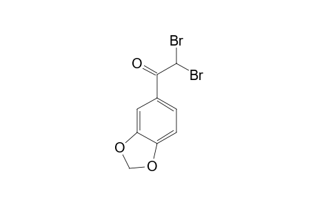 2,2-Dibromo-1-(3,4-methylenedioxyphenyl)ethanone