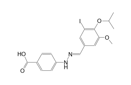 4-[(2E)-2-(3-iodo-4-isopropoxy-5-methoxybenzylidene)hydrazino]benzoic acid