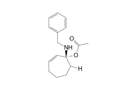 cis-4-(Benzylamino)-4-acetoxycyclohept-2-ene