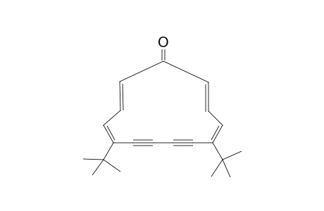 (2E,4Z,10Z,12E)-5,10-ditert-butyl-1-cyclotrideca-2,4,10,12-tetraen-6,8-diynone
