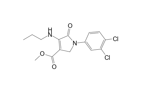Methyl 1-(3,4-dichlorophenyl)-3-(propylamino)-2,5-dihydro-2-oxo-1H-pyrrole-4-carboxylate