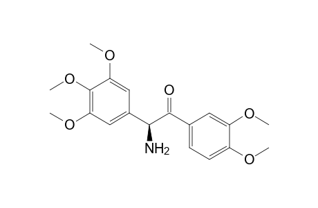 (2S)-2-Amino-1-(3,4-dimethoxyphenyl)-2-(3,4,5-trimethoxyphenyl)ethanone