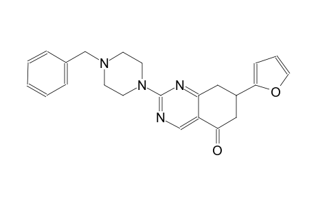 2-(4-benzyl-1-piperazinyl)-7-(2-furyl)-7,8-dihydro-5(6H)-quinazolinone