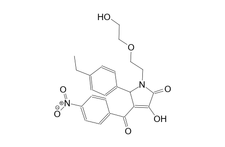 5-(4-ethylphenyl)-3-hydroxy-1-[2-(2-hydroxyethoxy)ethyl]-4-(4-nitrobenzoyl)-1,5-dihydro-2H-pyrrol-2-one