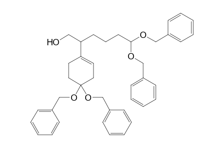 6,6-Dibenzyloxy-2-(4,4-dibenzyloxy-1-cyclohexenyl)hexan-1-ol