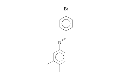 N-(4-bromobenzylidene)-3,4-dimethylaniline