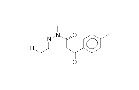 1,3-DIMETHYL-4-(4-METHYLBENZOYL)-5-PYRAZOLONE