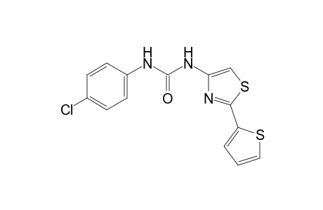 1-(p-chlorophenyl)-3-[2-(2-thienyl)-4-thiazolyl]urea