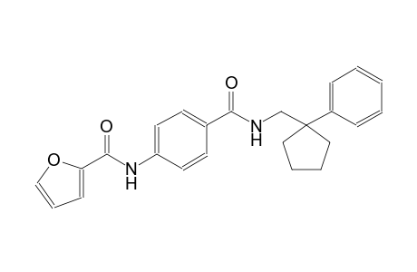 2-furancarboxamide, N-[4-[[[(1-phenylcyclopentyl)methyl]amino]carbonyl]phenyl]-