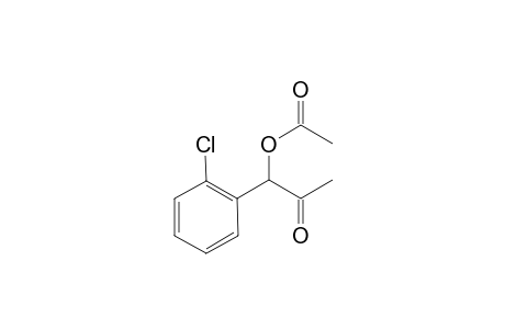 1-(2-Chlorophenyl)-2-oxopropyl acetate