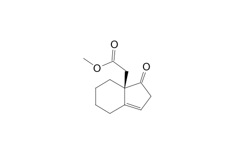 7a-Methoxycarbonylmethyl-1,4,5,6,7,7a-hexahydro-2H-inden-1-one