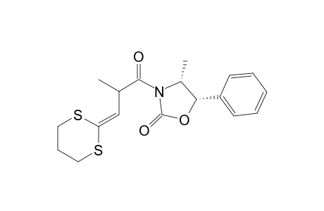 (4R,5S)-3-[1-Oxo-3-(1,3-dithian-2-ylidene)-2-methylpropyl]-4-methyl-5-phenyl-2-oxazolidenone