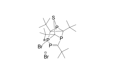 2,3,6,9-tetrakis(t-Butyl)-5-thia-1,1-dibromo-1,4,7,8-tetraphospha-tetracyclo[4.3.0(2,4).0(3,7)]nonane