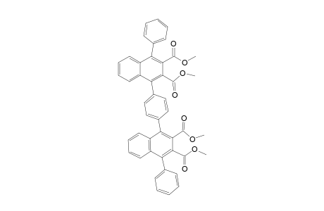 Tetramethyl 1,4-phenylene-bis(4'-phenyl-1'-napthalene-2',3'-dicarboxylate)