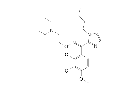 2-[[(1-butylimidazol-2-yl)-(2,3-dichloro-4-methoxy-phenyl)methylene]amino]oxyethyl-diethyl-amine