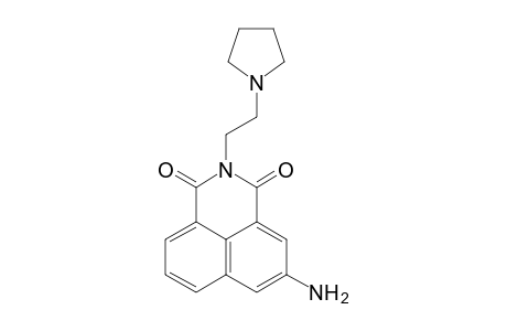 3-amino-N-[2-(1-pyrrolidinyl)ethyl]naphthalimide