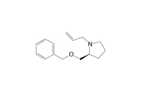 (2S)-1-allyl-2-(benzoxymethyl)pyrrolidine