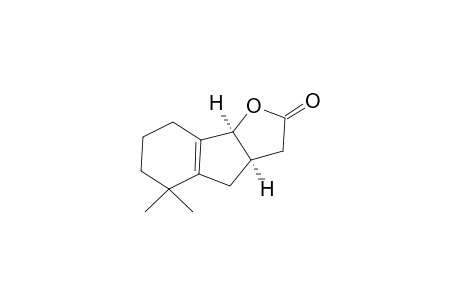 (+-)-5,5-Dimethyl-(3ar,8bc)-3,3a,4,5,6,7,8,8b-octahydro-indo[1,2-b]furan-2-one