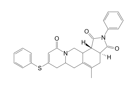 endo-trans-5-Methyl-2-phenyl-8-(phenylthio)-3a,4,6a,7,12,12a-hexahydropyrido[1,2-b]pyrrolo[3,4-h]isoquinoline-1,3,10(2H,6H,12bH)-trione