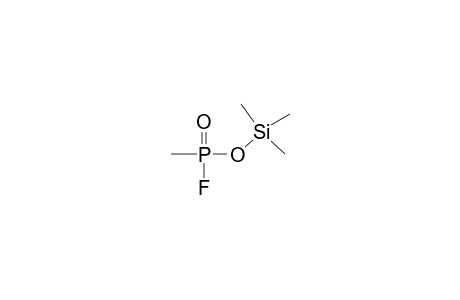 Methanephosphonofluoridic acid, trimethylsilyl ester