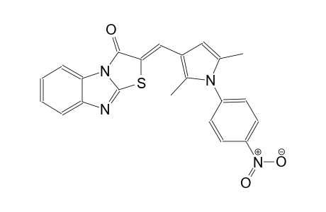 (2Z)-2-{[2,5-dimethyl-1-(4-nitrophenyl)-1H-pyrrol-3-yl]methylene}[1,3]thiazolo[3,2-a]benzimidazol-3(2H)-one