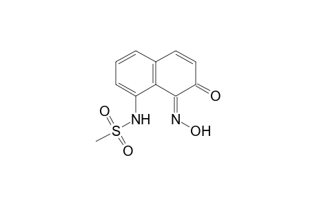 Methanesulfonamide, N-[7,8-dihydro-8-(hydroxyimino)-7-oxo-1-naphthalenyl]-