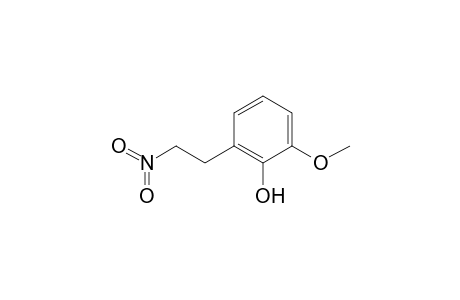 2-Hydroxy-1-methoxy-3-(2-nitroethyl)benzene