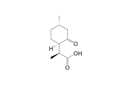 (1S,4S,8R)-(+)-p-ment-3-one-9-oic acid