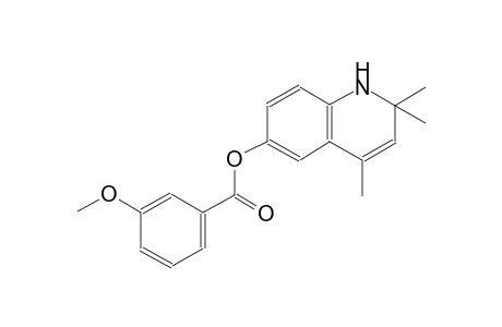 benzoic acid, 3-methoxy-, 1,2-dihydro-2,2,4-trimethyl-6-quinolinyl ester