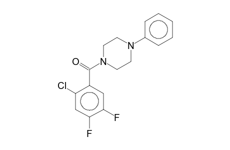 Piperazine, 1-(2-chloro-4,5-difluorobenzoyl)-4-phenyl-