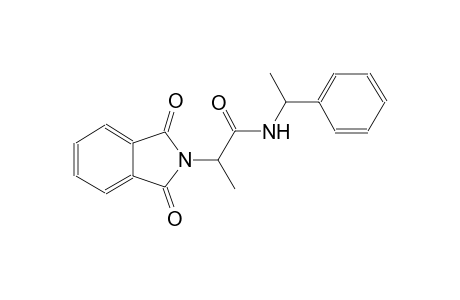 2-(1,3-dioxo-1,3-dihydro-2H-isoindol-2-yl)-N-(1-phenylethyl)propanamide