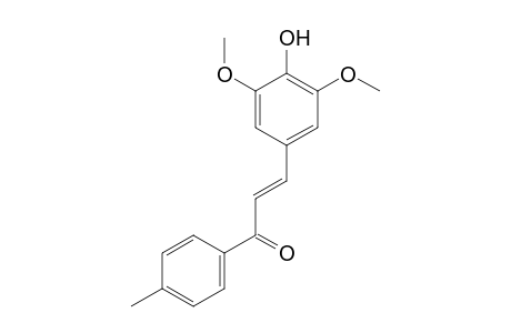 3-(4-Hydroxy-3,5-dimethoxyphenyl)-1-(4-methylphenyl)-2-propen-1-one