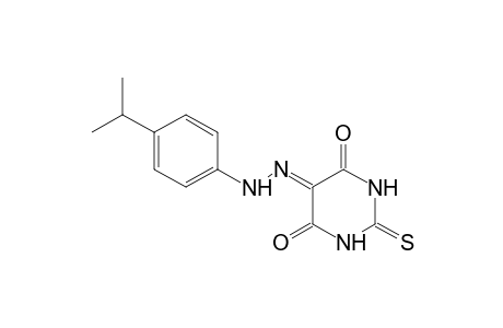 2-thioalloxan, 5-[(p-cumenyl)hydrazone]