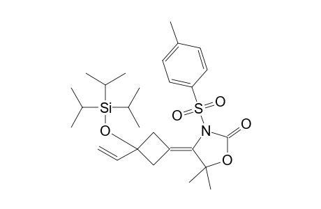 5,5-Dimethyl-4-[3-(triisopropylsiloxy)-3-vinylcyclobutylidene]-3-(p-toluenesulfonyl)oxazolidin-2-one