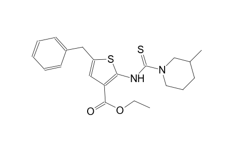 ethyl 5-benzyl-2-{[(3-methyl-1-piperidinyl)carbothioyl]amino}-3-thiophenecarboxylate