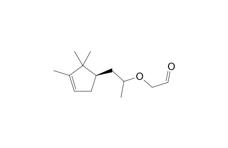 2-(1-((R)-2,2,3-trimethylcyclopent-3-enyl)propan-2-yloxy)acetaldehyde