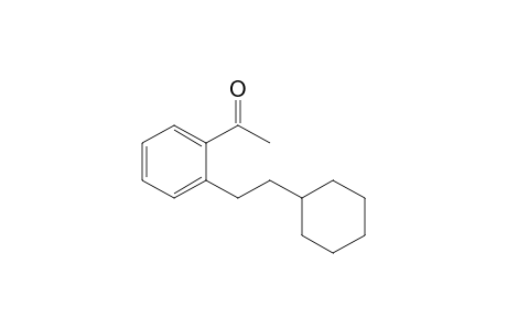 1-[2-(2-Cyclohexylethyl)phenyl]ethanone