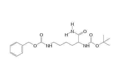 L-2,6-bis(carboxyamino)hexanamide, Nsix-benzyl Ntwo-tert-butyl ester