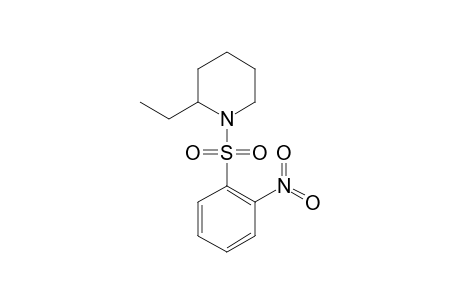 2-Ethyl-1-[(2-nitrophenyl)sulfonyl]piperidine
